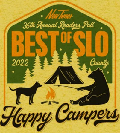 New Times Best of SLO 2022 Winner badge