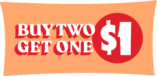 Buy Two get One for $1