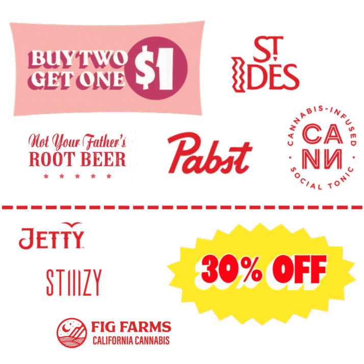 B2G1 $1 - St Des, Not Your Father's, Pabst, & Cann! 30% Off - Jetty, Stiiizy, & Fig Farms!